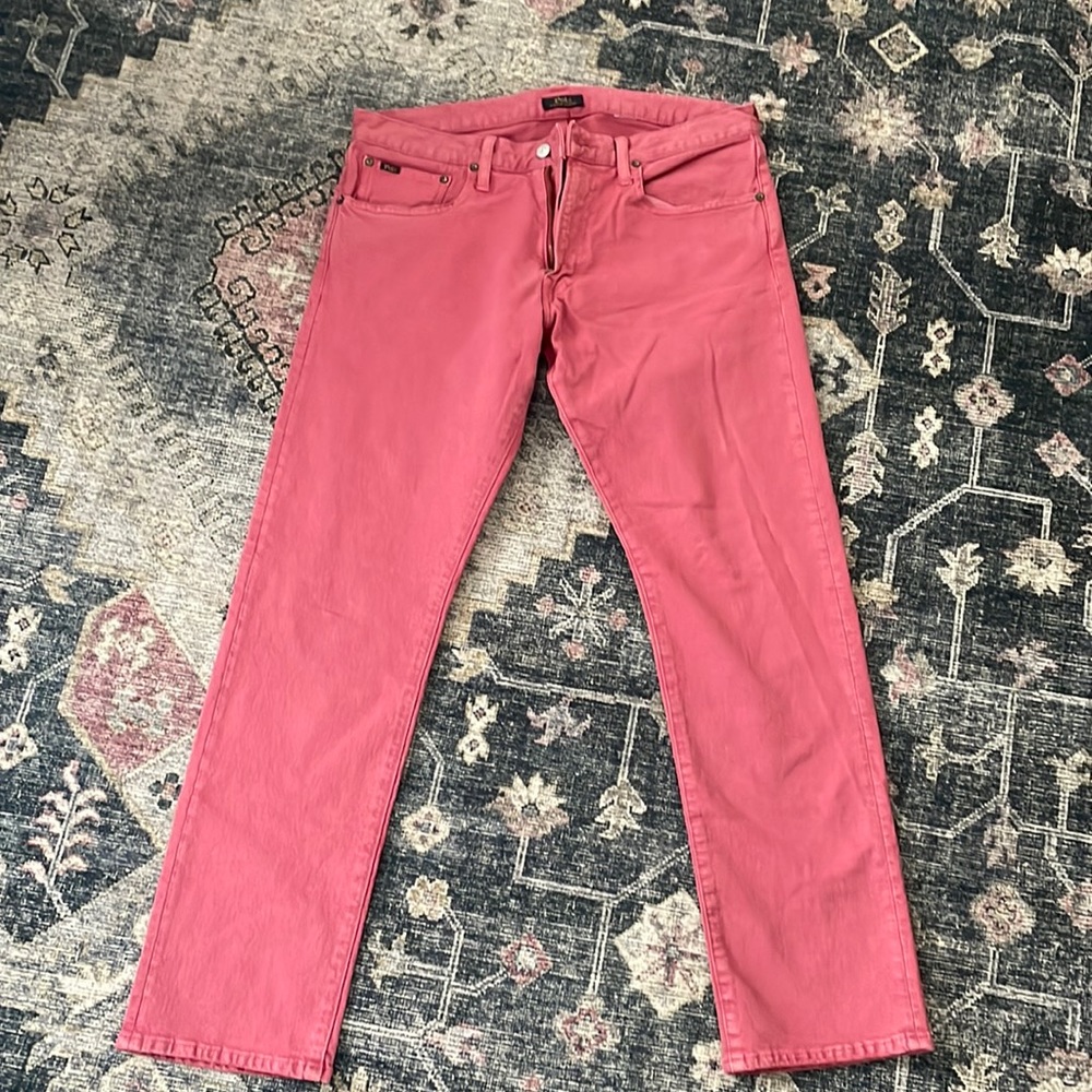 Men's Pink Jeans